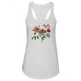thumbnail image 1 of Red Rose Flowers Racerback Tank Women -Image by Shutterstock, Female Large, 1 of 4