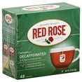thumbnail image 1 of Red Rose, Naturally Decaffeinated Black Tea, Decaf Tea Bags, 48 Ct Pack Of 6, 1 of 1