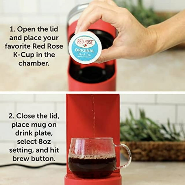 Red Rose Naturally Decaffeinated Black Tea Specially Blended Strong