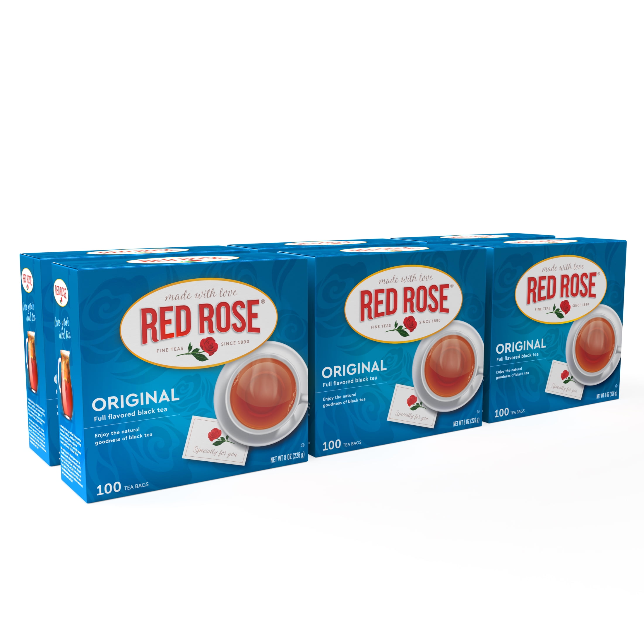 Red Rose Tea Insert Red Rose Original Black Tea 100ct - 6 pack (non-envelope) - Walmart.com
