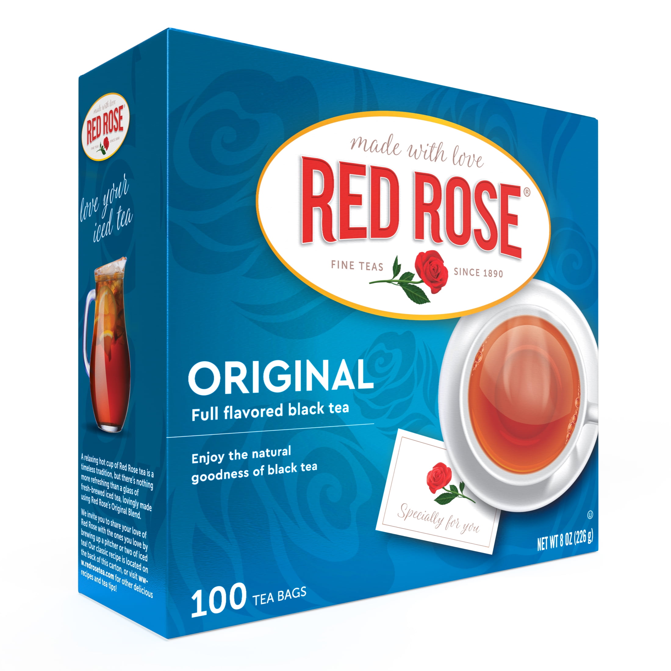 Red Rose Original Full Flavored Black Tea Specially Blended Strong