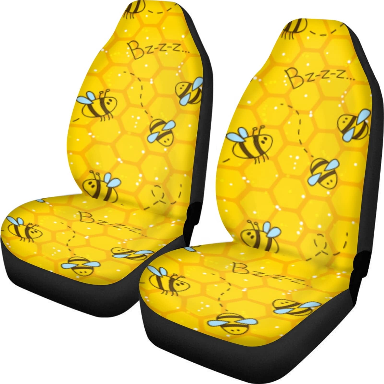 Black Rose Universal Car Seat Cover With Thickened Back
