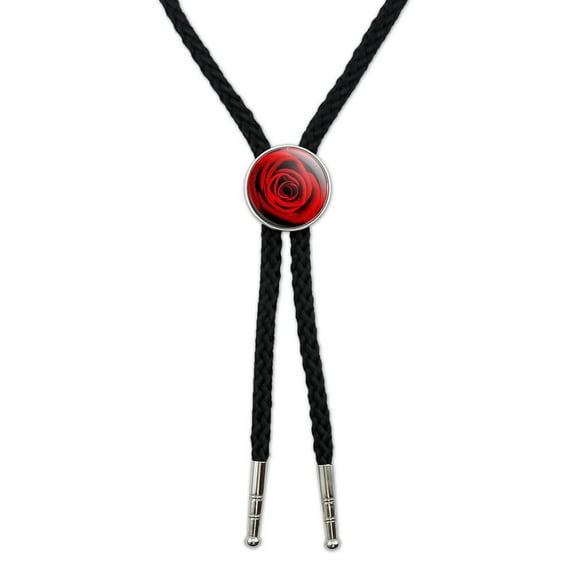 Red Rose Southwestern Bolo Tie