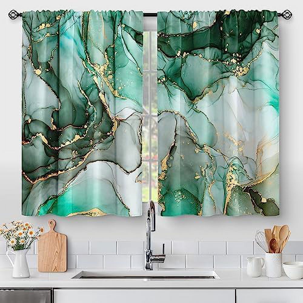 Red Rose and Wine Kitchen Curtains Rustic Romantic Valentine Farmhouse Girls Women Short Tier