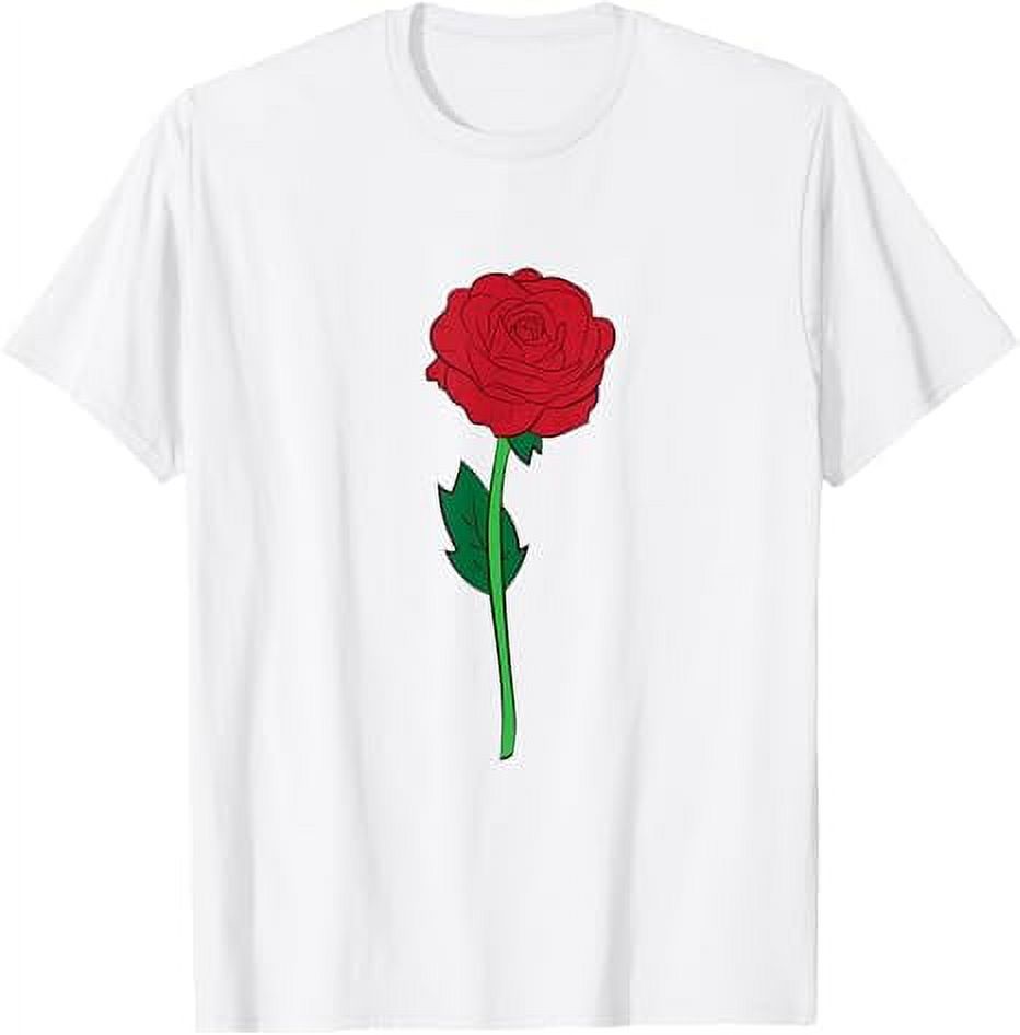 Red Roses Cute Red Rose Flower Gardening Red Rose TShirt