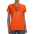 thumbnail image 1 of Red Roses Golden Chain T-Shirt Women -Image by Shutterstock, Female 5X-Large, 1 of 4