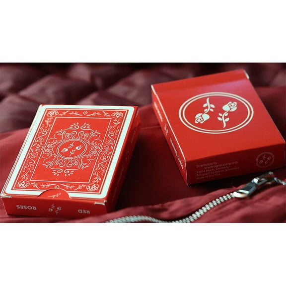 Red Roses Playing Cards by Daniel Schneider