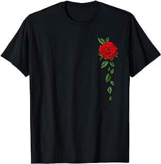 Red Roses for Men, Women, and Youth Flower Gardening T-Shirt - Walmart.com