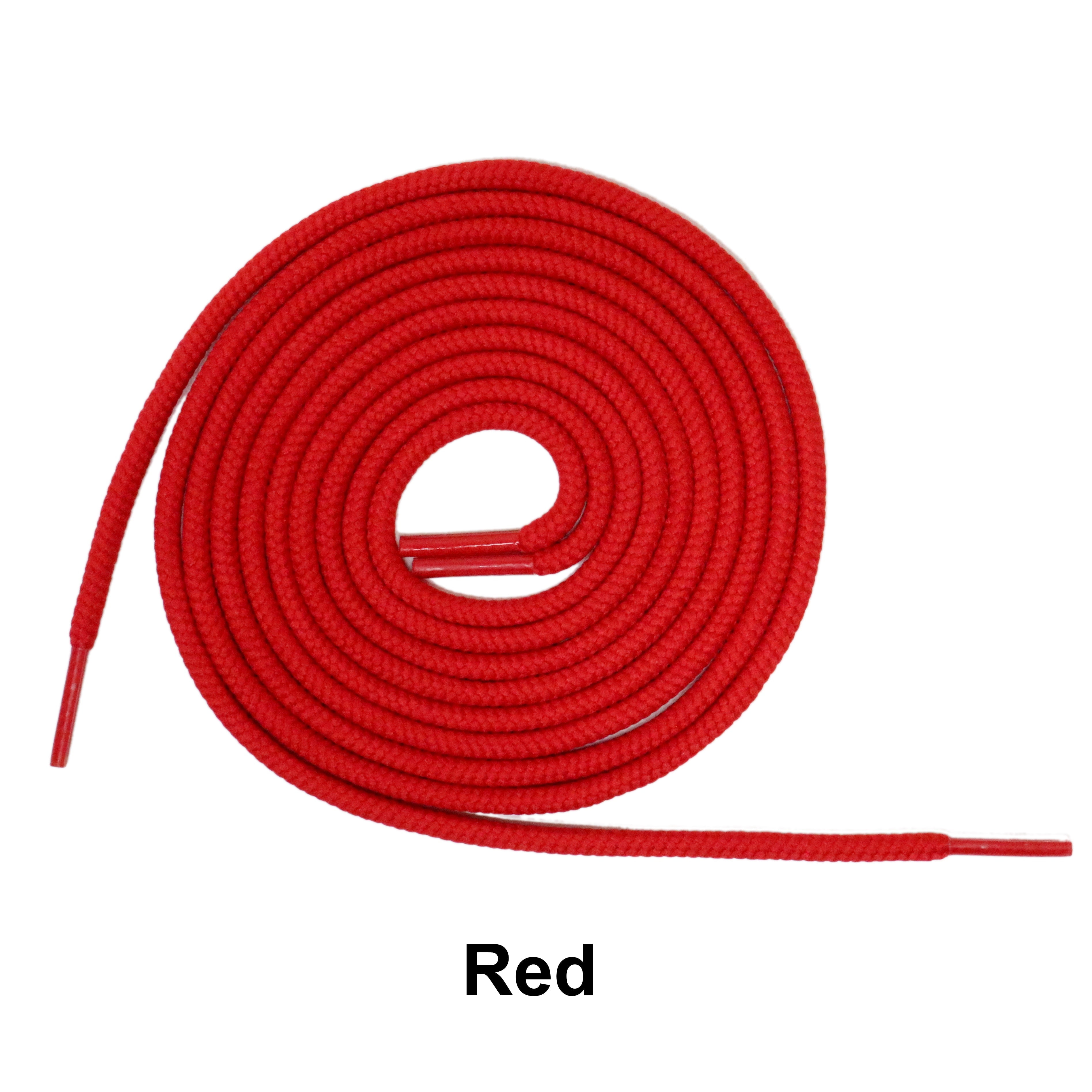 Red Round Athletic Sneaker 27 36 45 54 63 Inch Shoelaces - Walmart.com