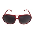 thumbnail image 1 of Red Round Plastic Sunglasses, 1 of 8