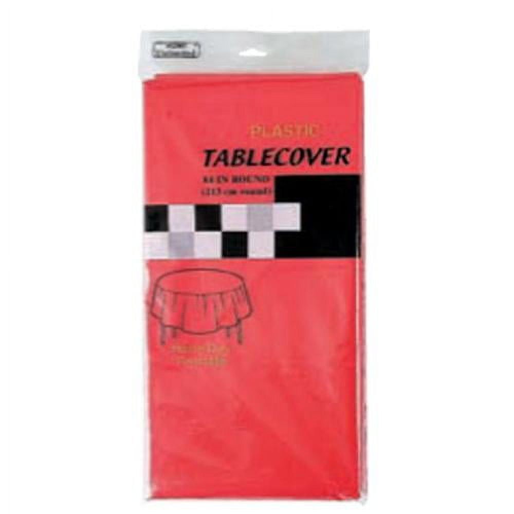 Red Round Table Cover (36 Units Included)