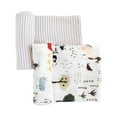 thumbnail image 1 of Red Rovr 100% Organic Cotton Muslin Swaddle Infant Blanket 2 Pk, Unisex, Family Farm, 1 of 5