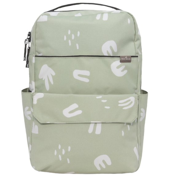 Red Rovr Roo Lightweight Backpack Diaper Bag - Pear Doodle