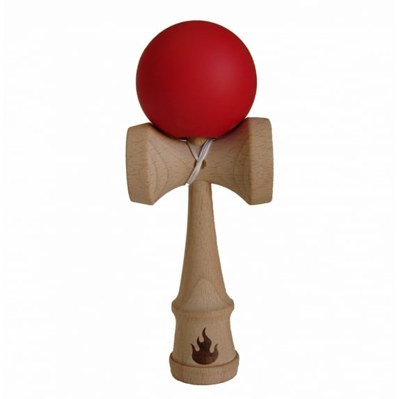 Red Rubberized Kendama