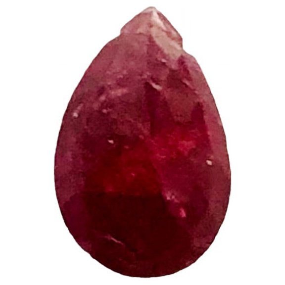 Red Ruby 3.72 Carats Faceted Beautiful Bead | Red | 12x8x4mm | 1 Bead |