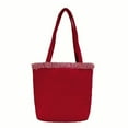 thumbnail image 1 of Red Ruffle Tote, 1 of 2