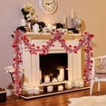 thumbnail image 1 of Red Ruffled Heart Garland, 9.8ft Valentine's Day Garland for Wedding, Party Decor, Photo Backdrop, Dessert Table Wall Decoration, 1 of 6