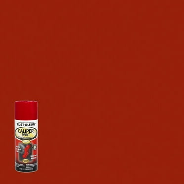 Red, Rust-Oleum Automotive Gloss Caliper Spray Paint-251591, 12 oz