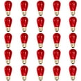 thumbnail image 1 of Red S14 LED Filament Bulbs - Box of 25, 1 of 1