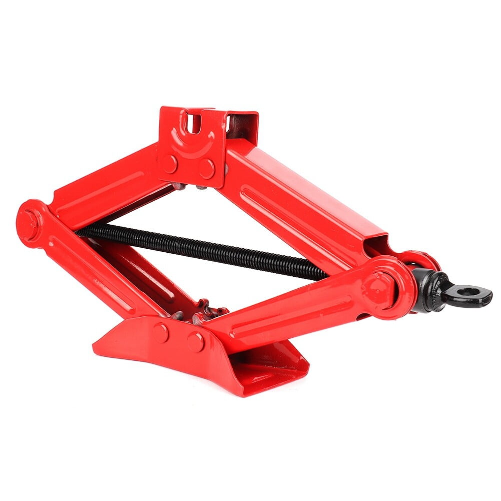 Red Safe Stainless Steel Car Scissor Jack, Scissor Jack, For Car Tire