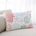 thumbnail image 1 of Red Sage Green Coastal Lumar Pillow Covers,Summer Beach Coral Shell Starfish Breathable Throw Pillow Cases with Invisible Zipper,Decorative Pillowcase Pillows Protectors for Sofa Bed Chair 16"x24", 1 of 9