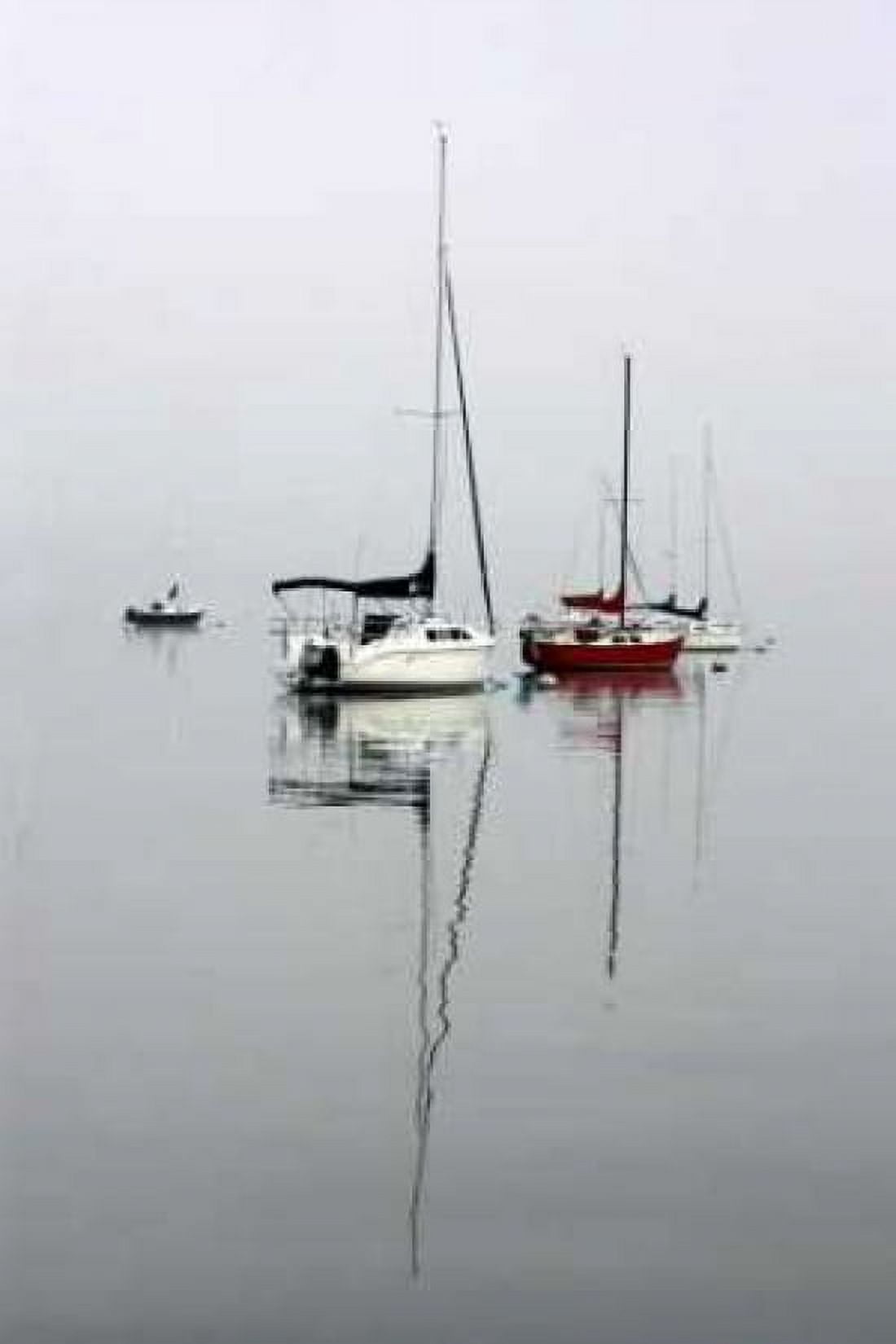 Red Sailboat II Canvas Art - Tammy Putman (20 x 28)