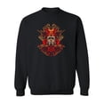 thumbnail image 1 of Red Samurai Tiger  Sweatshirt Women -Image by Shutterstock, Female Large, 1 of 4