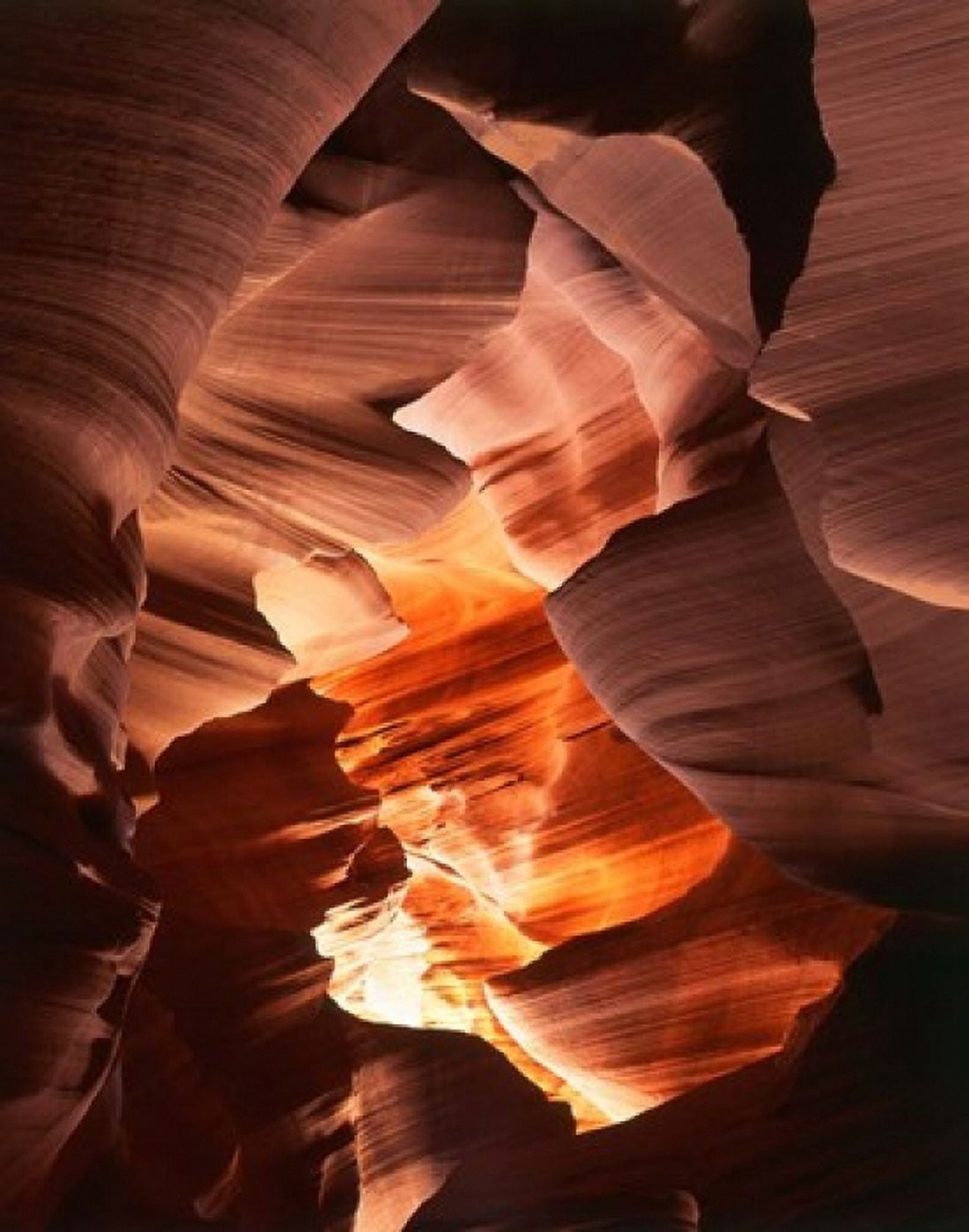 Red Sandstone Walls Lower Antelope Canyon (Color) Canvas Art - Adam Jones DanitaDelimont (27 x 34)