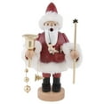 Red Santa German Christmas Incense Smoker Handcrafted in Erzgebirge