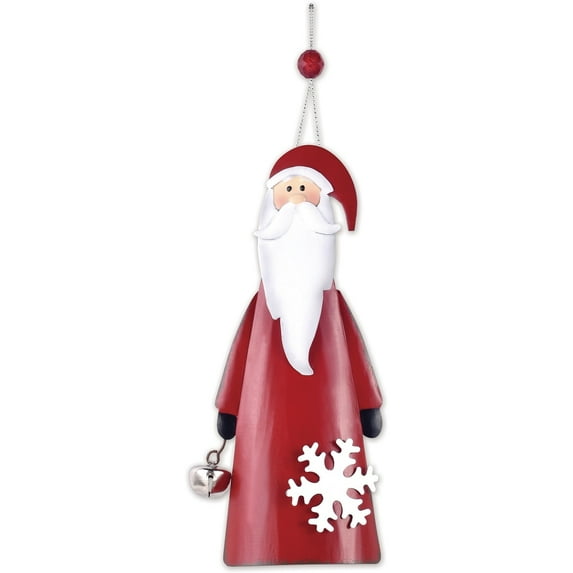 Red Santa Ornament , Set of 2