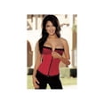 thumbnail image 1 of Red Satin And Spandex Corset Top 25953 Red/Black, 1 of 6