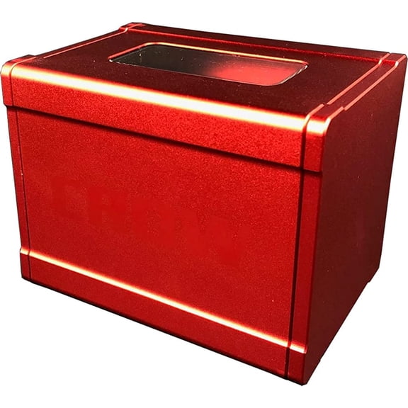 Red Satin Crow Box Gods Premium High Strength Deck Box Case Protector