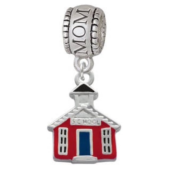 Red School House - Mom Charm Bead
