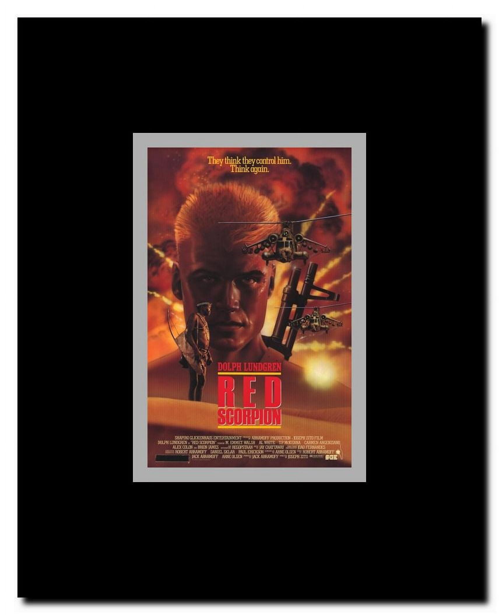 Red Scorpion Framed Movie Poster