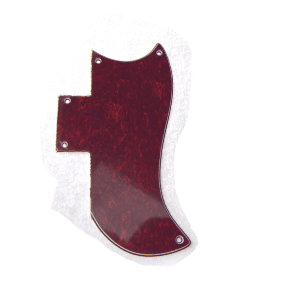 Red Scratch Plate Pick Guard to fit GIBSON SG STANDARD Style Electric Guitars