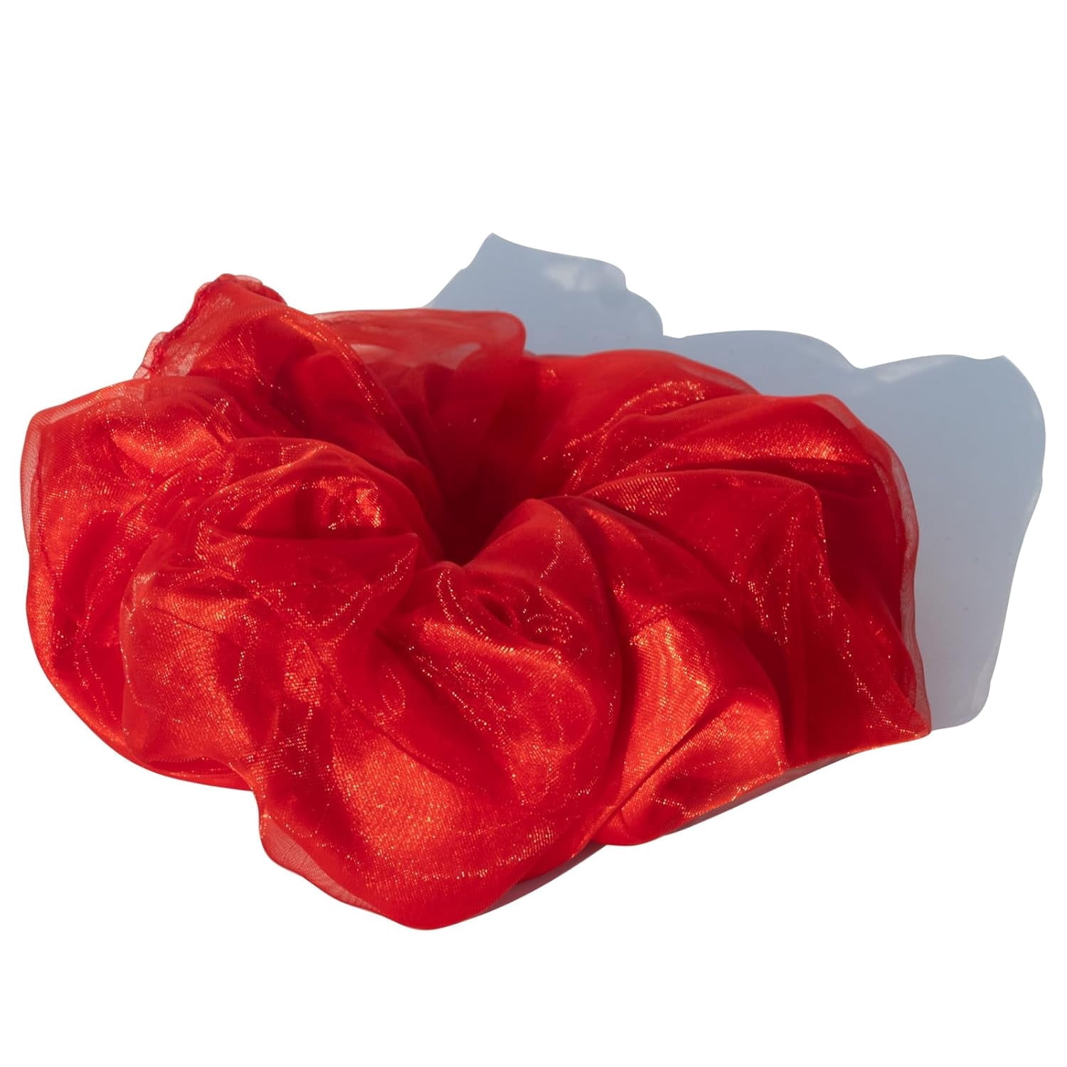 -Red Scrunchies for Hair Scrunchies for Women1pcs Large Scrunchies for Thin Hair