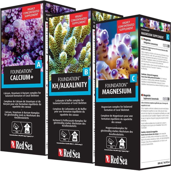 Red Sea Foundation ABC Supplements Complete Pack 3x 500mL