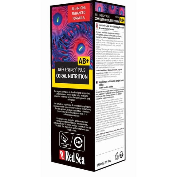 Red Sea Reef Energy Plus AB+ Coral Nutritional Supplement 8.45 fl oz