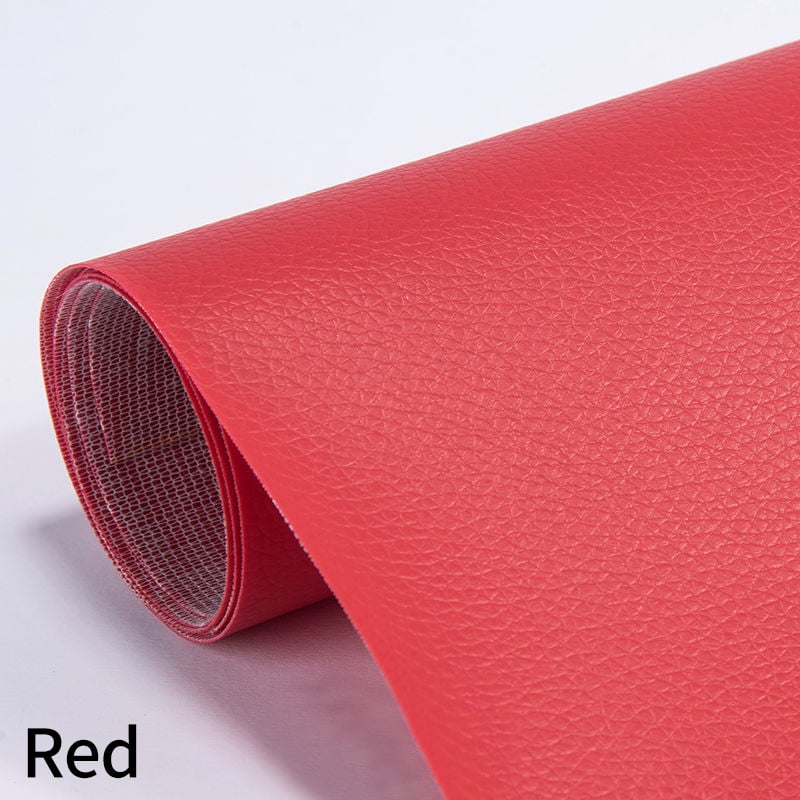 Red SelfAdhesive Leather Repair Stickers home Sofa Hole Fix Patch PU