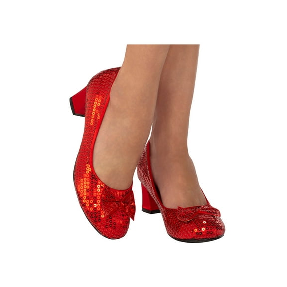 Red Sequin Adult Pump