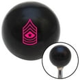 thumbnail image 1 of Red Sergeant Major Black Shift Knob with M16 x 1.5 Insert Shifter Auto Manual Brody, 1 of 1