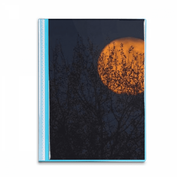 Red Shadow Planet Nebulae Blue Book Sheet Protectors Portfolio Binder Folder