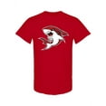 thumbnail image 1 of Red Shark Mascot T-Shirt Men -Image by Shutterstock, Male x-Large, 1 of 2
