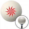 thumbnail image 1 of Red Sharp Spinning Fan Blades Ivory Shift Knob with M16 x 1.5 Insert Shifter Auto, 1 of 1