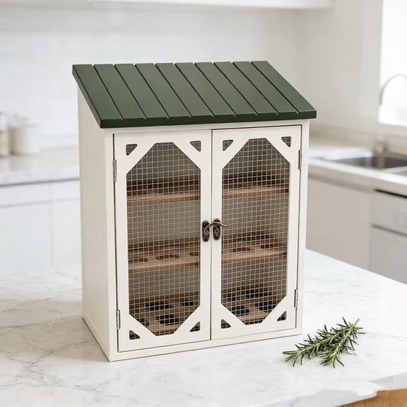 Red Shed Chicken Coop Egg Storage 13.5 in. Egg Container for Kitchen Countertop, Egg Dispenser, Egg Tray