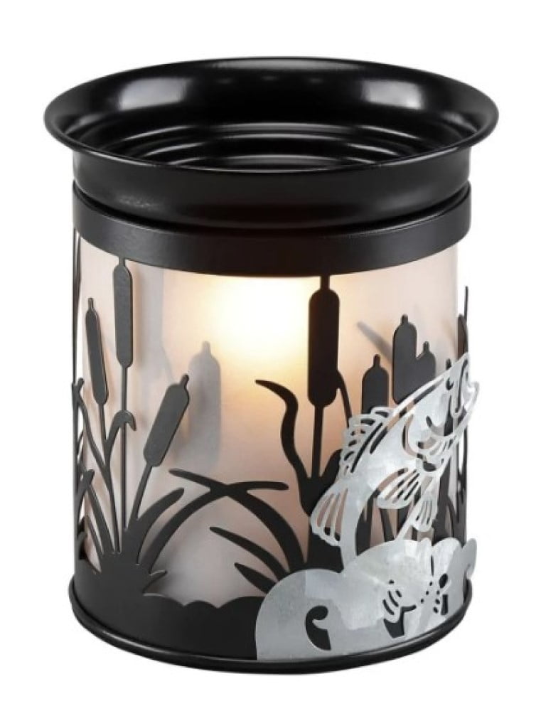 Red Shed JXF23100 Metal Fishing Scene Wax Warmer