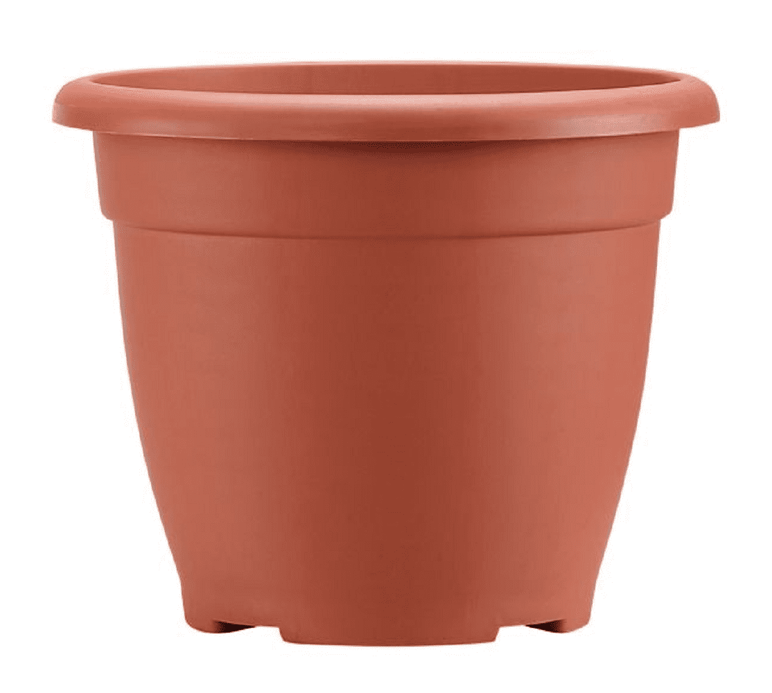 Red Shed KD2308 Polypropylene Basic Planter, 8 in. Brick Red - Walmart.com