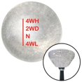 thumbnail image 1 of Red Shift Pattern 53n Clear Retro Metal Flake Shift Knob with M16 x 1.5 Insert Auto, 1 of 1