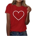 thumbnail image 1 of Red Shirts for Women Plus Womens White Tank Top Undershirt Casual Tops for Women Trendy Summer Previous Orders, 1 of 4