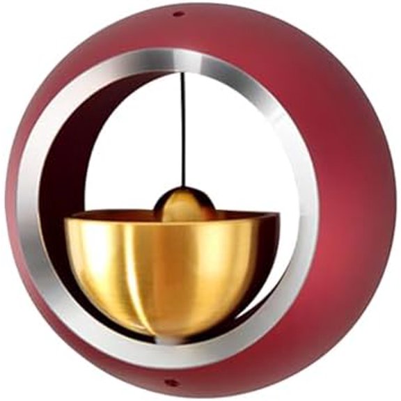 Red Shopkeepers Doorbell Chimes for Door Opening - Doorbell Decorative Bells for Business - Unique Ornaments and Hanging Decoration for Enty, Spa RV Fridge Sticker & Barn Wood Door - Creative Gift